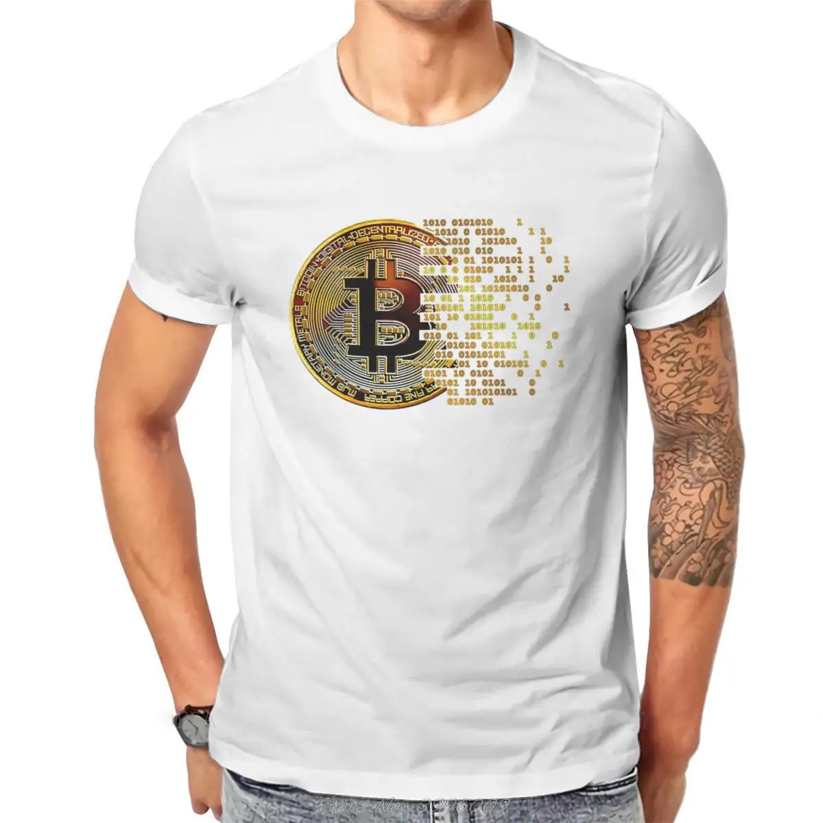 T-shirt Bitcoin "Blockchain"