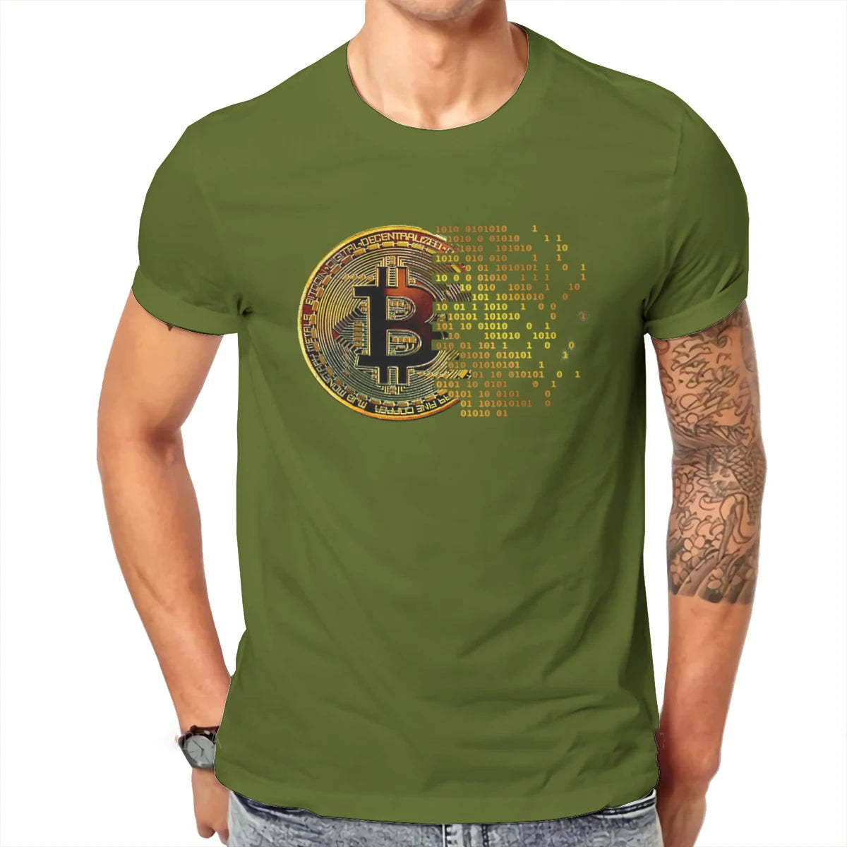 T-shirt Bitcoin "Blockchain"