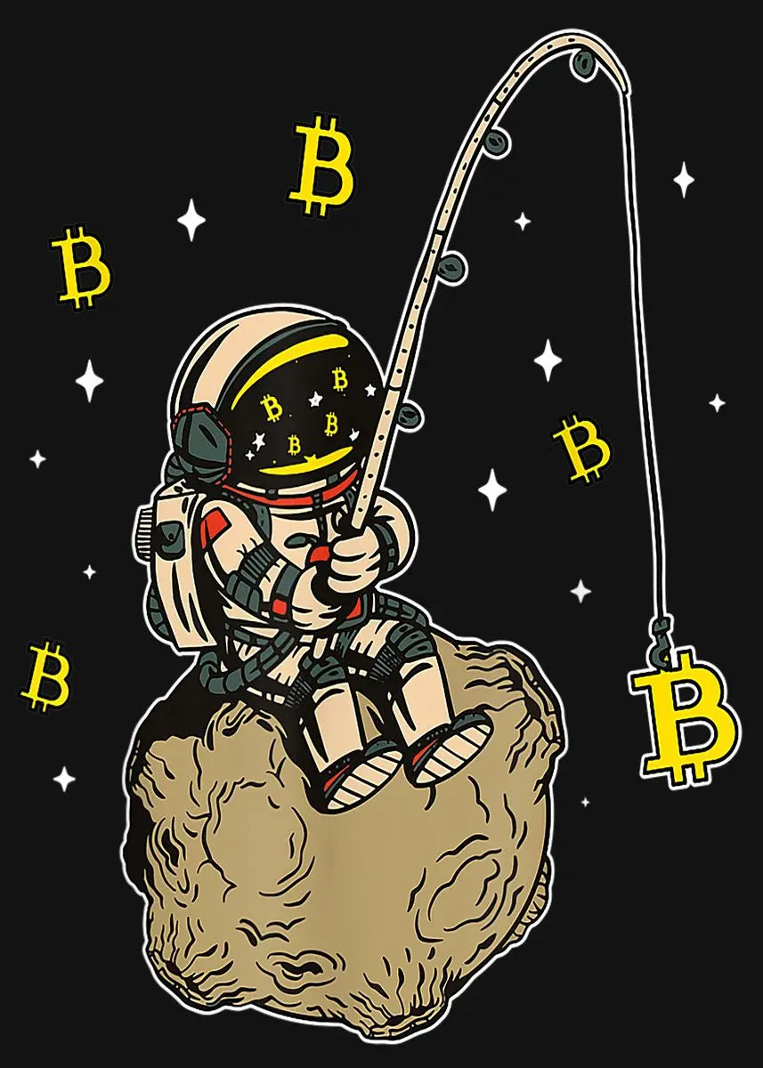 Bitcoin - Canvas "Astronautes"