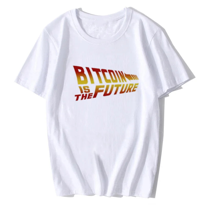 T-shirt "Bitcoin to the Future"