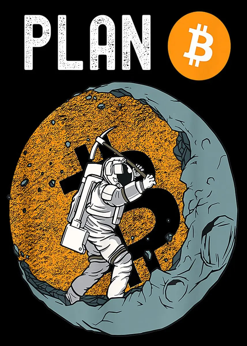 Bitcoin - Canvas "Astronautes"