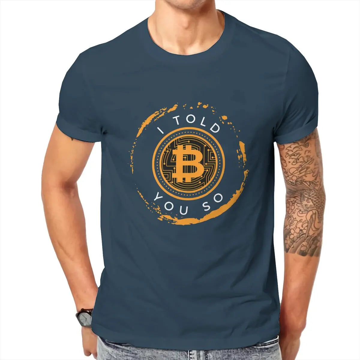 T-shirt Bitcoin "I told you so"