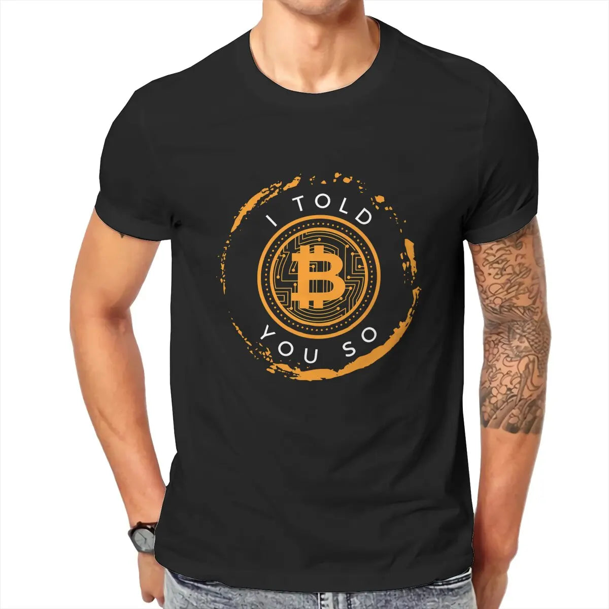 T-shirt Bitcoin "I told you so"