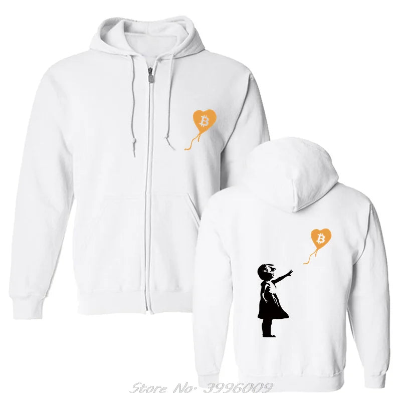 Sweat Bitcoin "La petite fille au bitcoin"