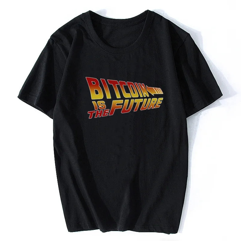 T-shirt "Bitcoin to the Future"