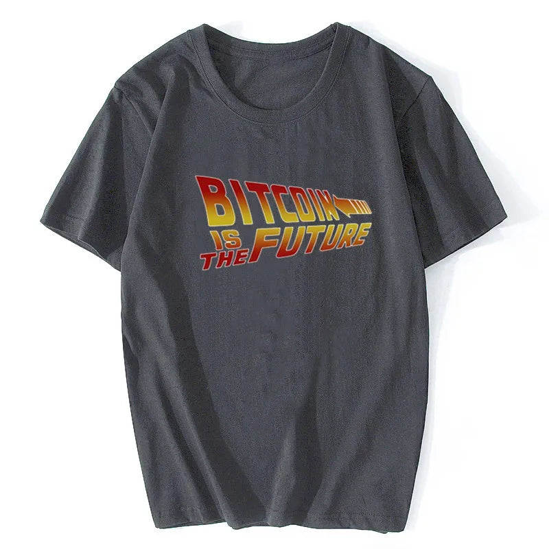 T-shirt "Bitcoin to the Future"