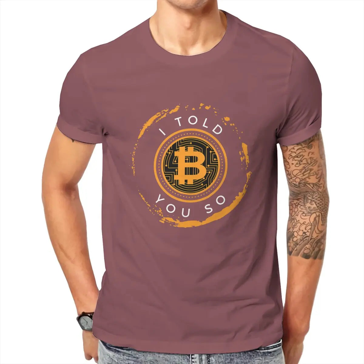 T-shirt Bitcoin "I told you so"