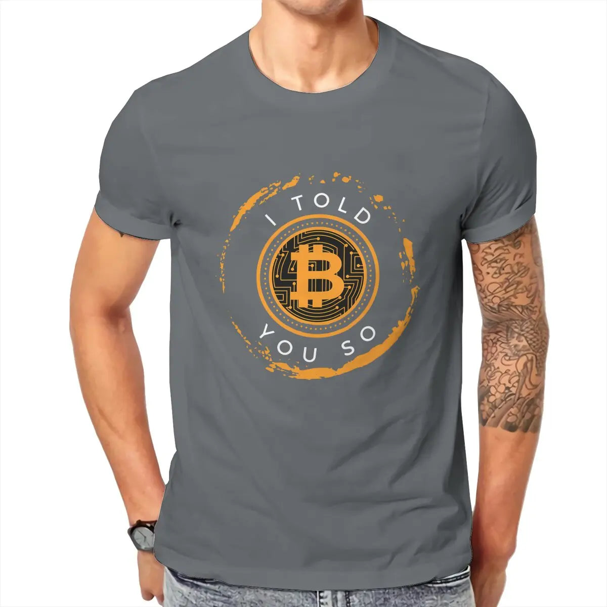 T-shirt Bitcoin "I told you so"