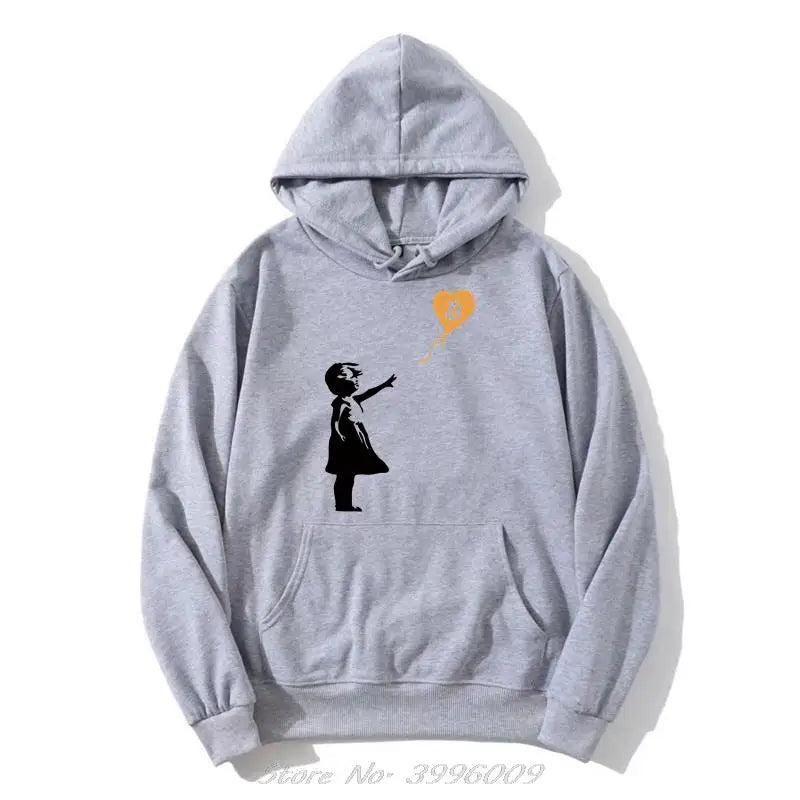 Sweat Bitcoin "La petite fille au bitcoin"