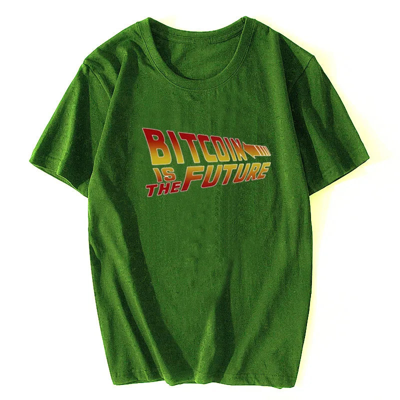 T-shirt "Bitcoin to the Future"