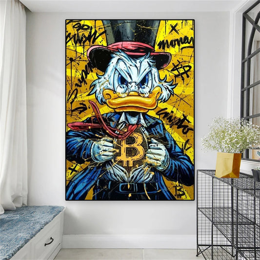 Bitcoin - Canvas "Picsou"