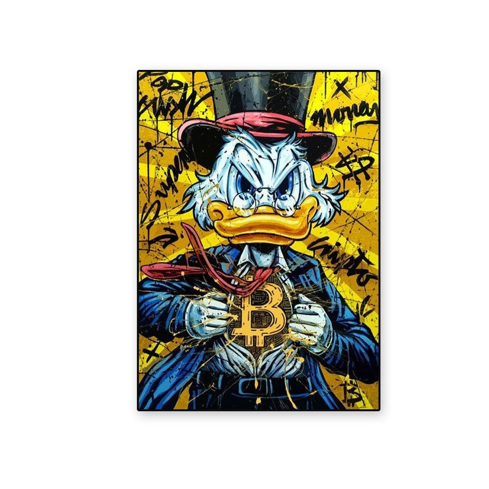 Bitcoin - Canvas "Picsou"